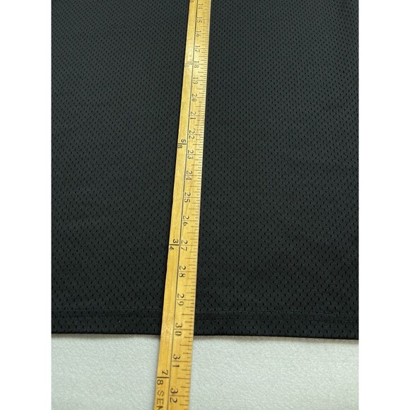 Vintage Don Alleson Athletic Black Baseball 2 Button Jersey Tiger Logo Mesh XL - Picture 7 of 9